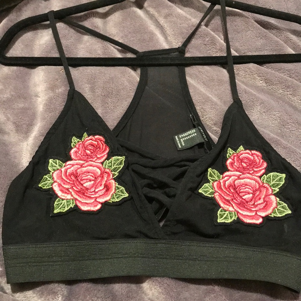 racer back mesh bra